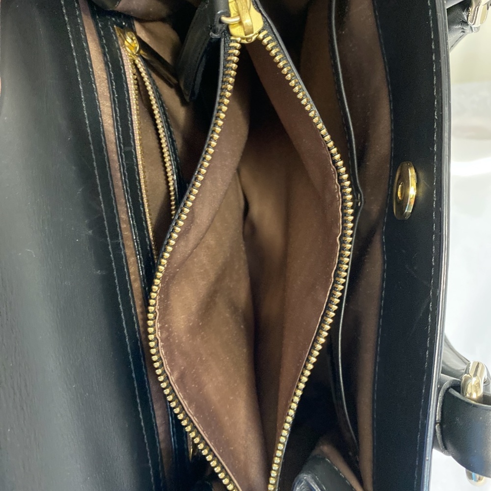 Giorgio Armani Black Calfskin Handbag EUC - Picture 14 of 16